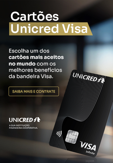 Banner Cartões Unicred Visa