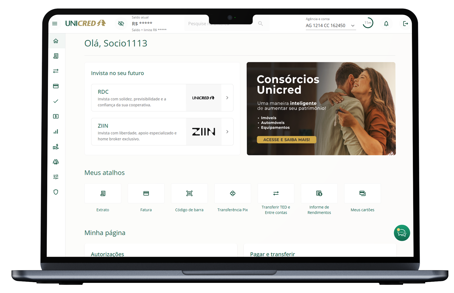 Acesso ao Internet Banking