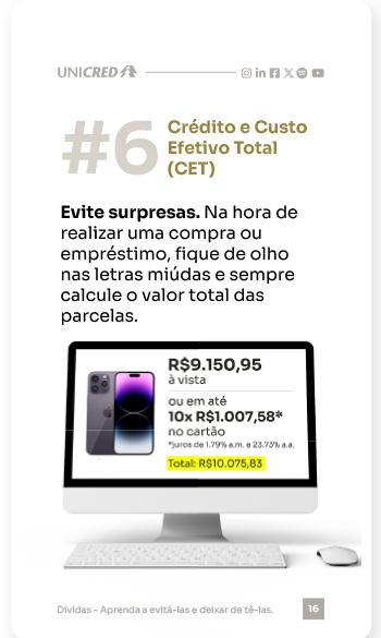 Credito e Custo efetivo total CET