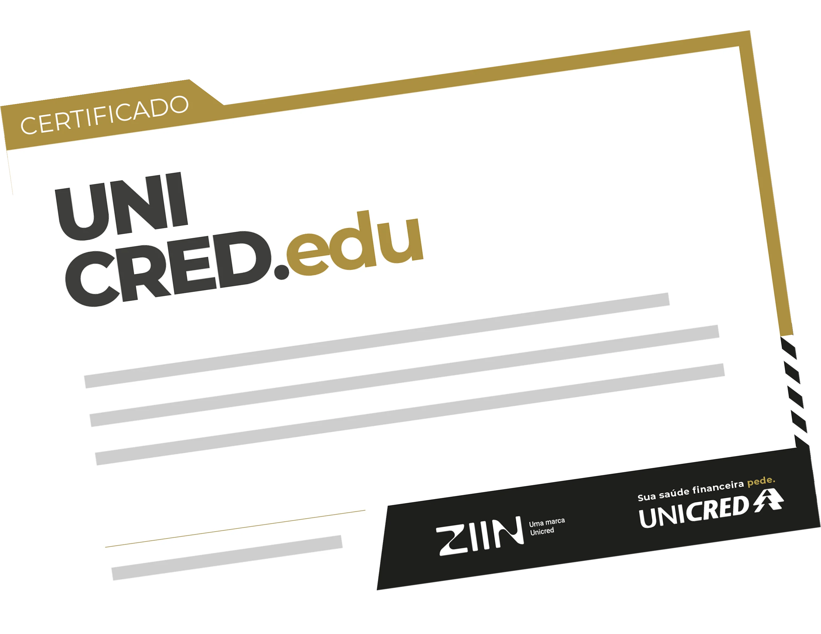 Certificado de conclusão UNICRED.edu